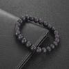 WQZYY&ASDCD Womens Bracelets Bangle Fashion Bracelets Beaded Leather Men Bracelet Punk Hiphop Male Bangle Jewelry Party Gifts-Mutilayer_4_18.5Cm view 4