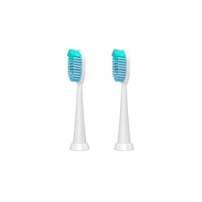 TAO Clean Umma Diamond Sonic Toothbrush Whitening Replacement Heads, (2-Pack), Replacement Heads for The TAO Clean Electric Toothbrush and Docking Station, White