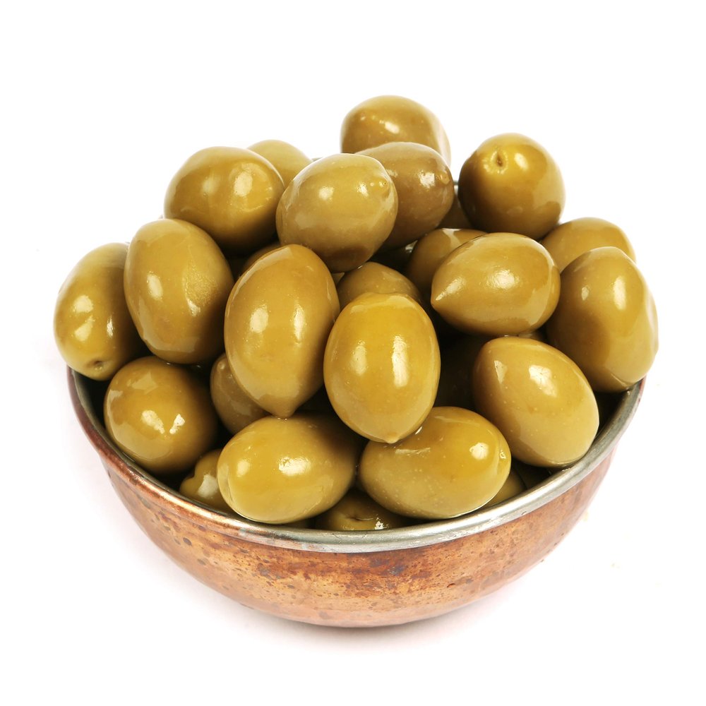 Dorri - Green Olives Unpitted In Brine 500g | Premium Green Olives, Healthy Party Snack (Available from 500g to 3kg)