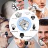 Electric Razor for Men, Washable Razor,Upgrade 6 in 1 Head Shavers for Men - LED Display Shavers for Bald Men - Electric Shavers Grooming Kit Waterproof Electric Shavers for Men (Gold) view 2