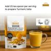 Ausha Organic Turmeric Powder with Black Pepper, Ginger, Cardamom - UK Certified Organic - Add to Make Turmeric Shot, Cooking, Latte, Smoothies - Maximum Absorption of Curcumin - 250g view 2