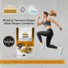 Ausha Organic Turmeric Powder with Black Pepper, Ginger, Cardamom - UK Certified Organic - Add to Make Turmeric Shot, Cooking, Latte, Smoothies - Maximum Absorption of Curcumin - 250g view 3