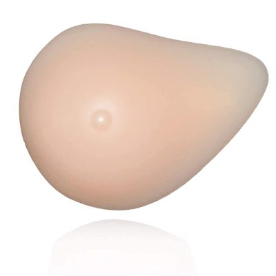 Post Mastectomy Self-Adhesive Silicone Breasts Prosthesis Bra Pads Enhancer Inserts Fake Boobs Forms for Breast Cancer Patient Non-Nippled Women And Crossdressers Prostheses ,Left Side Only,CupE :450g