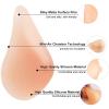 Post Mastectomy Self-Adhesive Silicone Breasts Prosthesis Bra Pads Enhancer Inserts Fake Boobs Forms for Breast Cancer Patient Non-Nippled Women And Crossdressers Prostheses ,Left Side Only,CupE :450g view 4