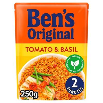 Bens Original Tomato & Basil Microwave Rice