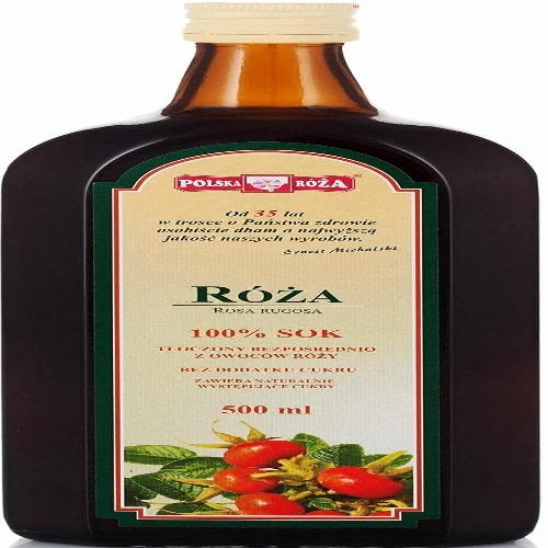 100% Rose Juice 500ml Polska Rza