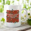 Victorian Printing Co - Running On Hot Chocolate & Christmas Cheers - Mistletoe Christmas Mug, Ceramic, 11fl.oz. view 2