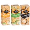 Multiple Jacob's Savours Variety Pack - Jacob's Savours Cheese Thins (150g), Jacob's Savours Sour Cream & Chive Thins (150g), and Jacob's Savours Sweet Chilli Thins (150g) view 1