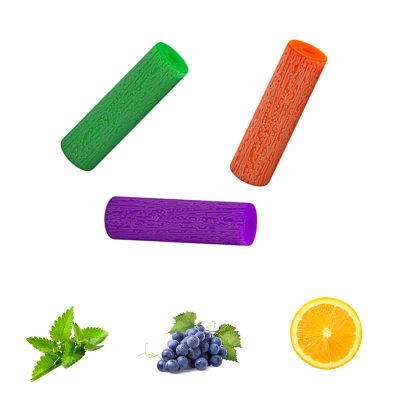 3Pcs #Orange #Grape #Mint Aligner Chewies for Tray Seaters,Dental Teeth Chewies3Pcs Different Flavor