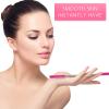 2 Pieces Facial Hair Remover Spring Eyebrow Face Epilator Threading Tool Remove Hair from Upper Lip, Chin, Cheeks and Neck for Women Girls or Men (Black, Rose Red) view 4