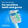 5 Pack Toothbrush Heads for YUNCHI Y7 Sonic Toothbrush, Compatible with Mitimi Electric Toothbrush Model S2, for SEAGO S2 Electric Toothbrush, Blue view 3