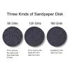 100pcs Feet Grinder Sandpaper Sanding Disc Pedicure Tool Replaceable Sanding Discs Sandpaper for Hard Dead Skin Cracked Heel Cracked Heels Dead Skin (HJ-NF037-80#) view 3