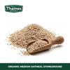 Organic Medium Oatmeal Stoneground - No Additives or Preservatives - High Fibre, Vegan, GMO-Free, Certified Organic - Stone Ground for Maximum Flavor and Nutrients - Thames Organic 500g view 4