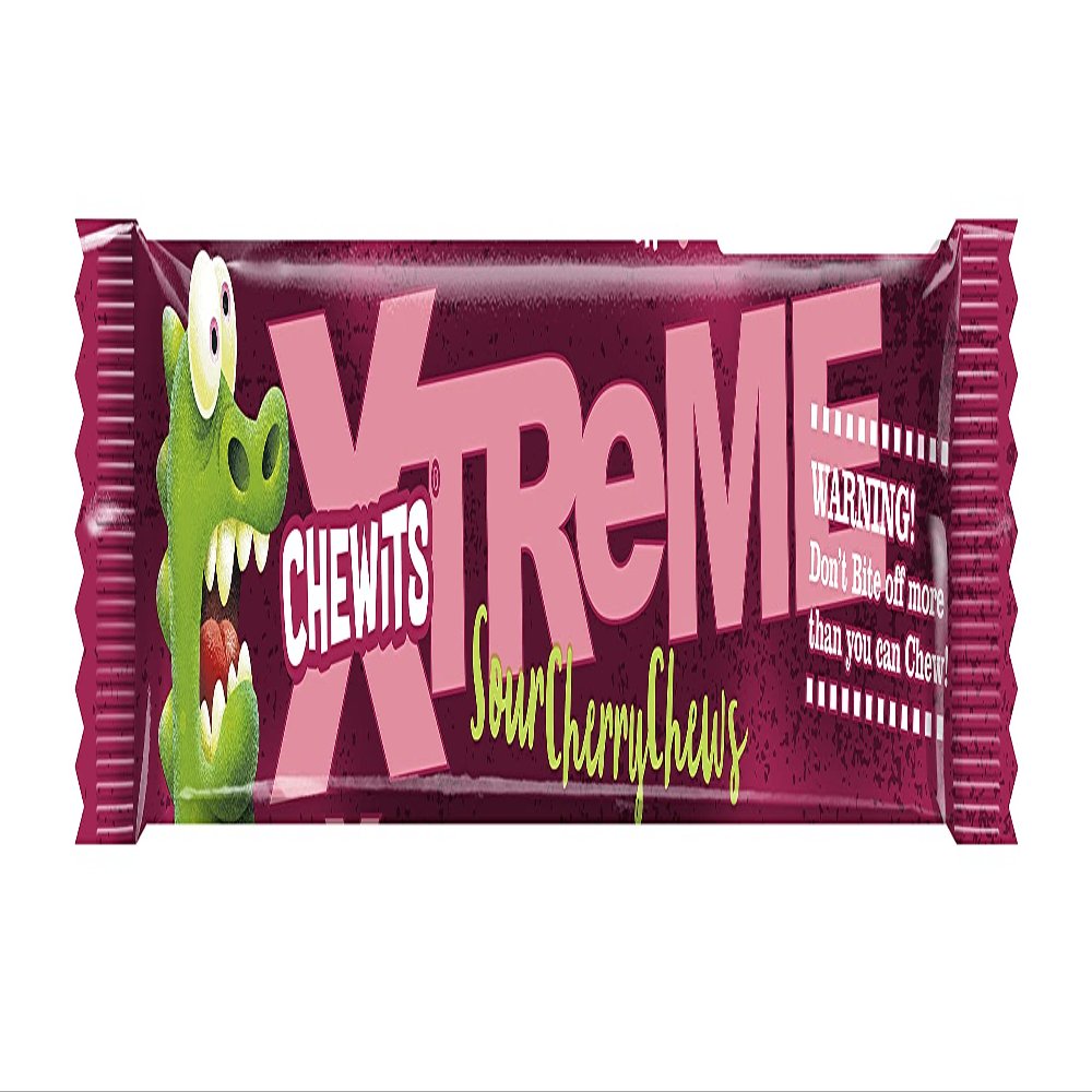 Chewits Xtreme Cherry 34g x 24 Varioud Colours