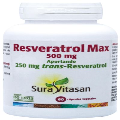 RESVERATROL MAX 60 Capsules