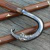Aiysa Collection Vintage Style Brass Elephant Head Handle Victorian Wooden Walking Stick Cane view 4