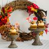 18pcs Happy Thanksgiving Cupcake Toppers - Autumn Festival Harvest Glitter Fox Scarecrow Cupcake Supplies - Boys Girls Birthday Party Dessert Picks Decorations view 3