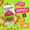 Boundless Activated Chips - Gut Health Vegan Crisps Multipack - Chipotle & Lime Crisps - Pea Protein Crisps - Gluten Free Snacks, Vegan Protein Snacks, Gut Friendly Healthy Crisps Share Bag, 10 x 80g view 2