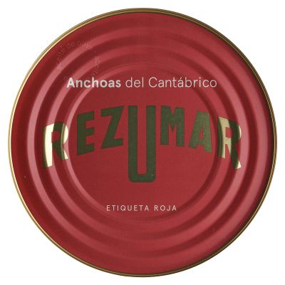 Rezumar - Red Label - Anchovy Fillets from the Cantabrian Sea in Olive Oil - 520 g