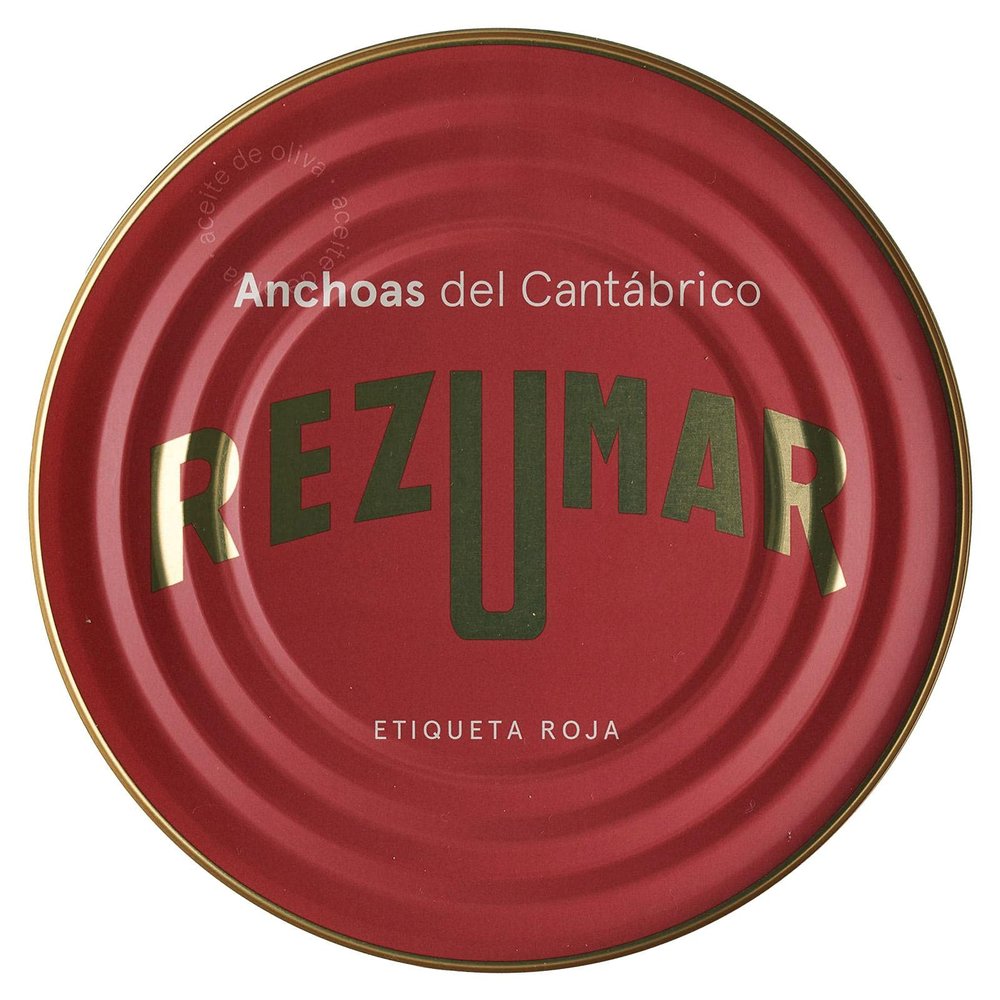 Rezumar - Red Label - Anchovy Fillets from the Cantabrian Sea in Olive Oil - 520 g