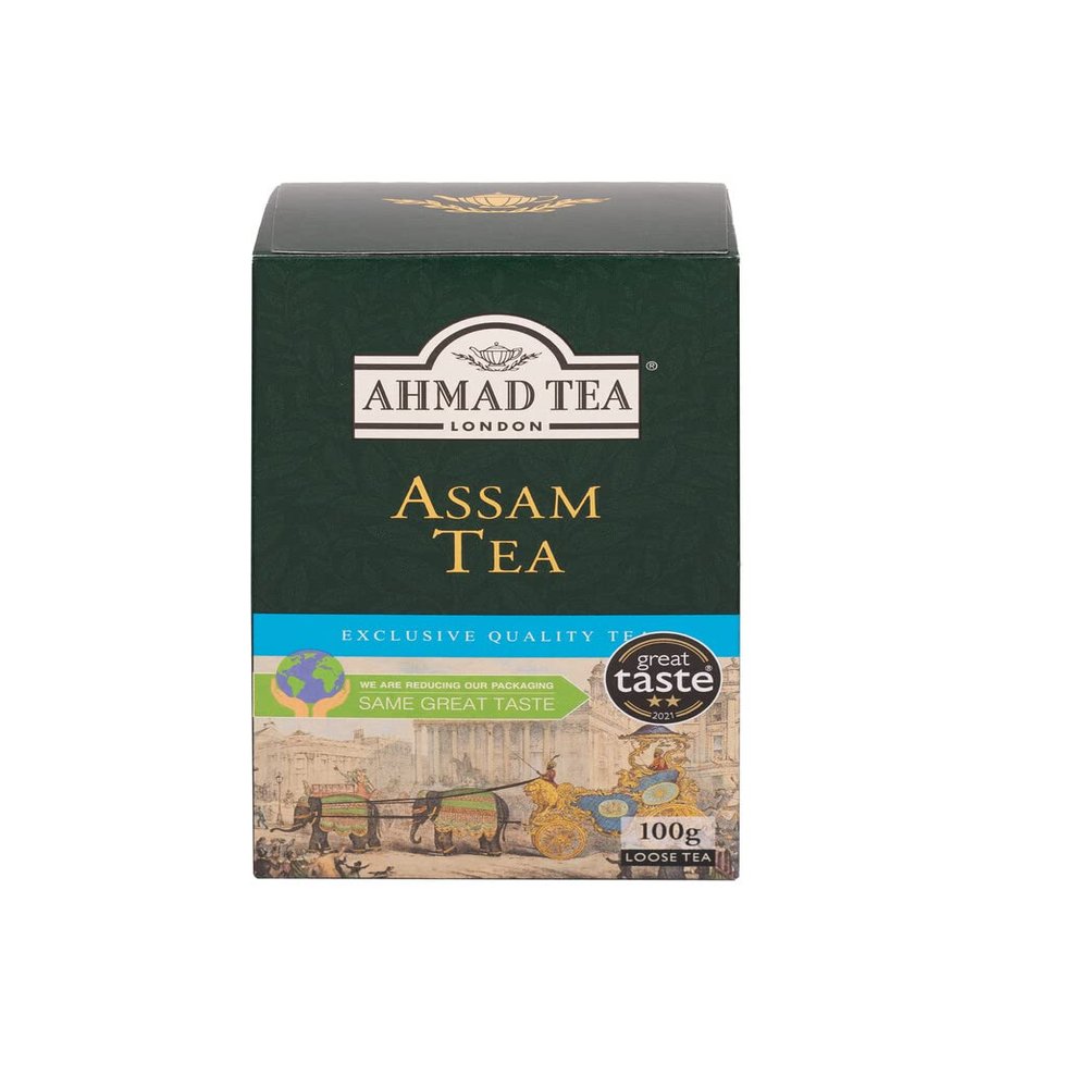 Ahmad Assam Black Loose Leaf Tea, 100g Packet