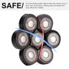 7 Heads Electric Shaver Blades, Floating Washable Blade Electric Razor Shaver Head Replacement For Men(Black) view 4