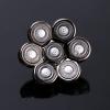 7 Heads Electric Shaver Blades, Floating Washable Blade Electric Razor Shaver Head Replacement For Men(Silver) view 3