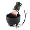 Aethland Shaving Brush for Men with Black Solid Wood Handle, and Dia 3.1 inches Stainless Steel Shaving Bowl & Shaving Stand Set for Wet Shaving Engineered for The Best Shave of Your Life view 1