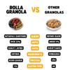 Rollagranola - Pecan Maple Twist Oat Granola - 400g Pack. 100% Natural, Made With Gluten Free Oats. Suitable For A Vegetarian Diet With No Added Sugar. Handcrafted In The UK - 400g Pack of 1 view 3