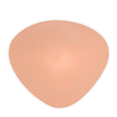 WTYU Lightweight Silicone Breast Implants, Triangle-Shaped Concave Bottom Breathable Fake Breasts, Make Up For Light Chest Stickers After Breast Surgery 268g