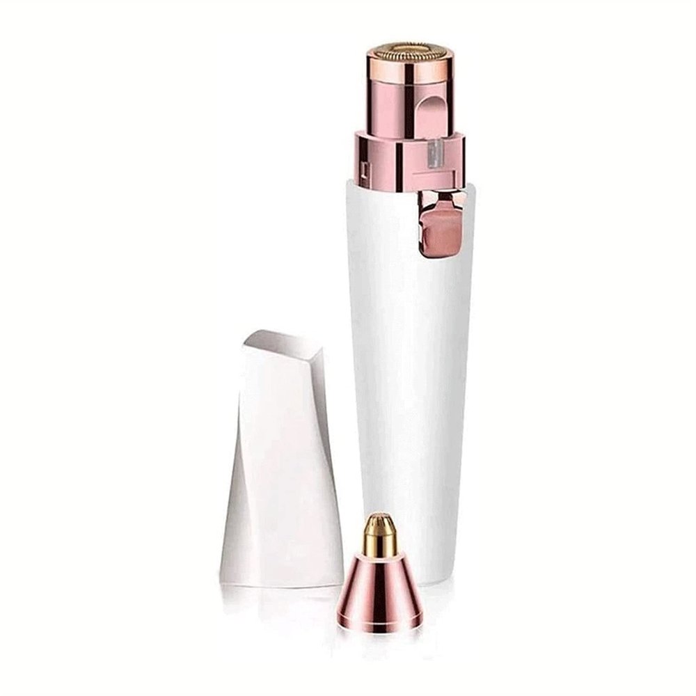 XIXIDIAN Facial Hair Removal for Women Eyebrow Trimmer, 2 in1 Painless Eyebrow Hair Remover and Eyebrow Razor,Eyebrow Lips Nose Trimmer Body Face Hair Removal for Women