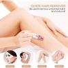 XIXIDIAN Facial Hair Removal for Women Eyebrow Trimmer, 2 in1 Painless Eyebrow Hair Remover and Eyebrow Razor,Eyebrow Lips Nose Trimmer Body Face Hair Removal for Women view 3