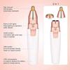 XIXIDIAN Facial Hair Removal for Women Eyebrow Trimmer, 2 in1 Painless Eyebrow Hair Remover and Eyebrow Razor,Eyebrow Lips Nose Trimmer Body Face Hair Removal for Women view 4