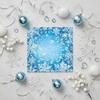 20 Napkins Snow Crystal Magic Snowflakes Winter Christmas Table Decoration 33 x 33 cm view 2