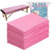 30pcs Soft Massage Table Sheets Thin Breathable pink view 1