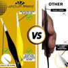 Super Sharp Pointed Tweezers Precision Fine Point Tip Ingrown Hair Removal Kit - Extra Thin Stainless Facial Hair Remover for Face view 3