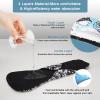 12 Pieces Mix Size Reusable Sanitary Towels Women Hygiene Sanitary Pads for Light Medium Heavy Flow and Night,Washable Cloth Sanitary Pad view 3