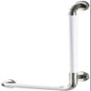 SBTXHJWCGLD Grab Bars Grab Bars Bathtubs and Showers, L-Shaped Bathroom Anti-Slip Safety Rail, Handicap Handrail Wall Elderly Bathtub Assistance Products Bathroom Accessories,White,Right view 1