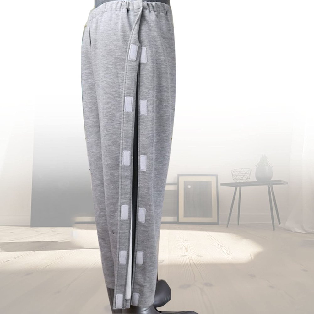 Patient Pants for Elderly, Disability & Surgery Patients - Incontinence Trousers for Men & Women - Hospital & Home Care