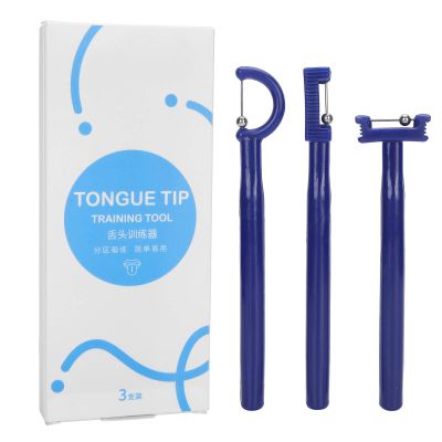 3-Piece Tongue Tip Exercise Set, Tongue Tip Lateralization Lifting Oral Muscle Training Tool