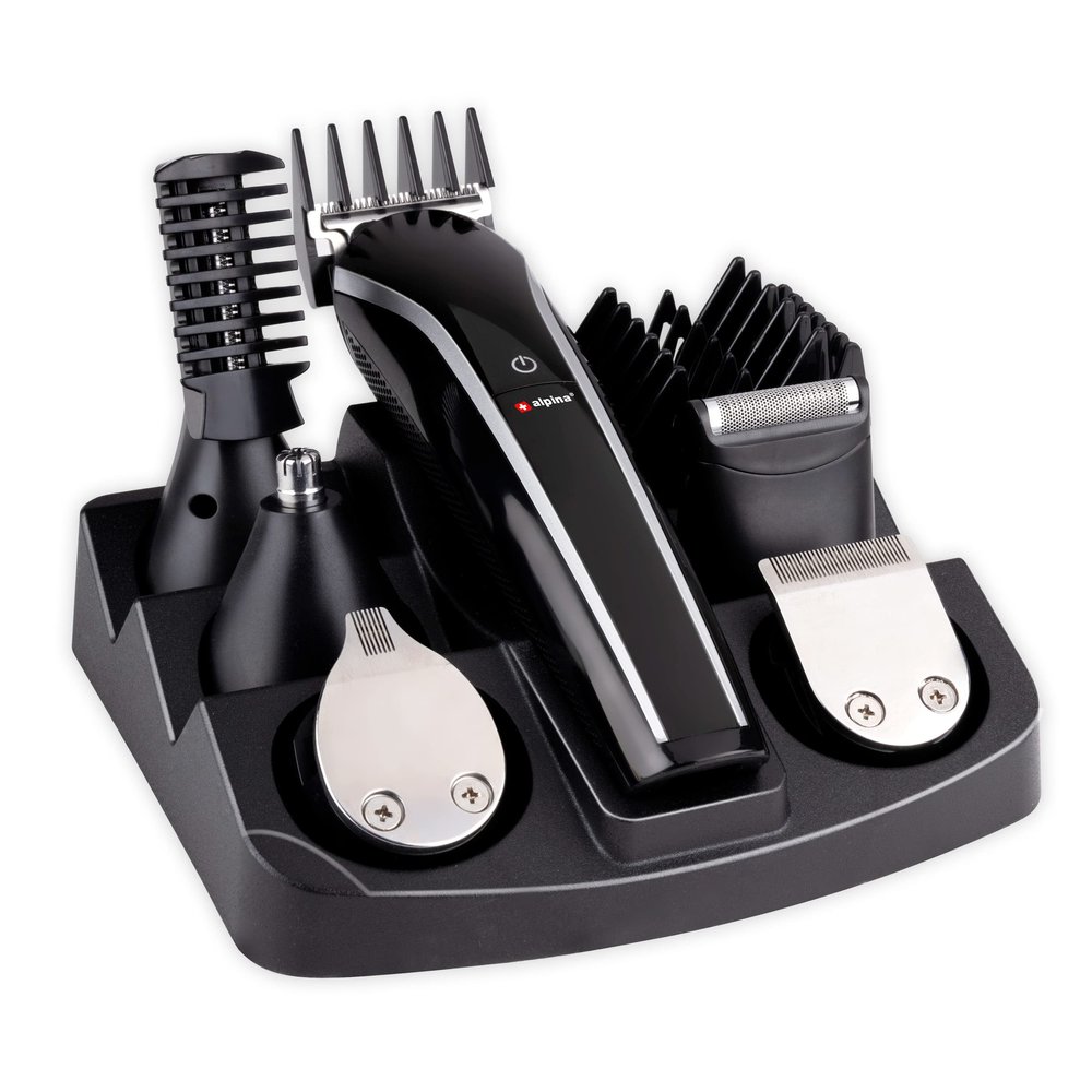 Alpina Hair Trimmer Face and Body Shaving and Trimming 6-in-1 3 Watt