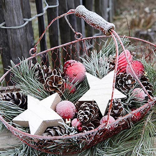 20 Napkins Frozen Christmas Basket Winter Christmas Table Decoration 33 x 33 cm
