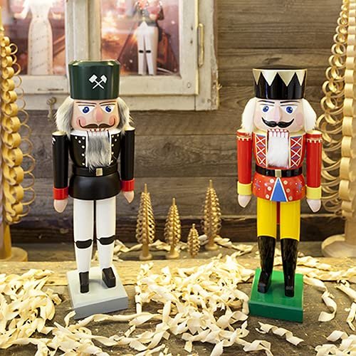20 Napkins Nutcracker Pair | Ore Mountains | Winter | Christmas | Table Decoration 33 x 33 cm