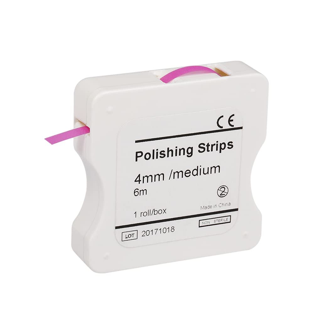 1Roll/Box Dental Polishing Strip 4mm Resin Tooth Interdental Sanding Grinding Whitening Teeth Surface Dental Tool