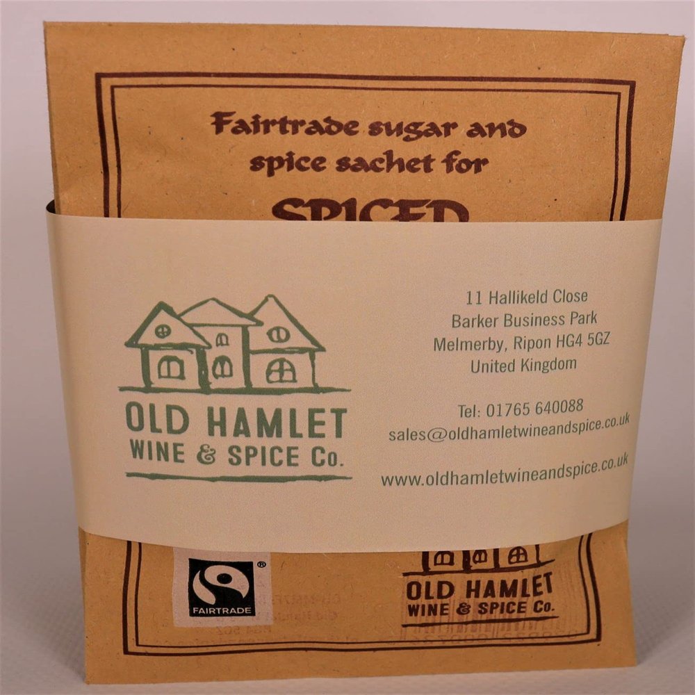 Fairtrade Spiced Apple Juice Mix 28g, Old Hamlet Pack of 10