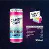 Candy Can Birthday Cake Fizzy Drink, (12 x 330ml Cans), Low Calorie Sparkling Soda with Strawberry and Vanilla Birthday Cake Flavour, No Added Sugar, Vegan, Gluten Free view 3