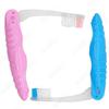 10-Pieces Pink & Blue Folding Portable Toothbrushes, Soft Bristles, BPA Free, Compact Design, Mini Portable Brush for Camping, Hiking and Outdoor Vacation view 3