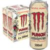 Monster Pacific Punch Energy Drink 4 x 500 ml view 1