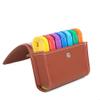 Tiardey 7 Day Pill Box 4 Times a Day,Weekly Medication Reminder Box Includes Orange Leather PU Carrying Case view 1