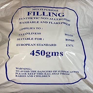 celloexpress Super Soft Toy Stuffing Fibre Filling (450g Multi-Purpose Stuffing, Pack of 1)